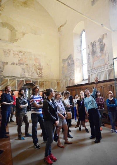 Art History field trip in Florence with the Academy's resident art historian, Joan Reifsnyder