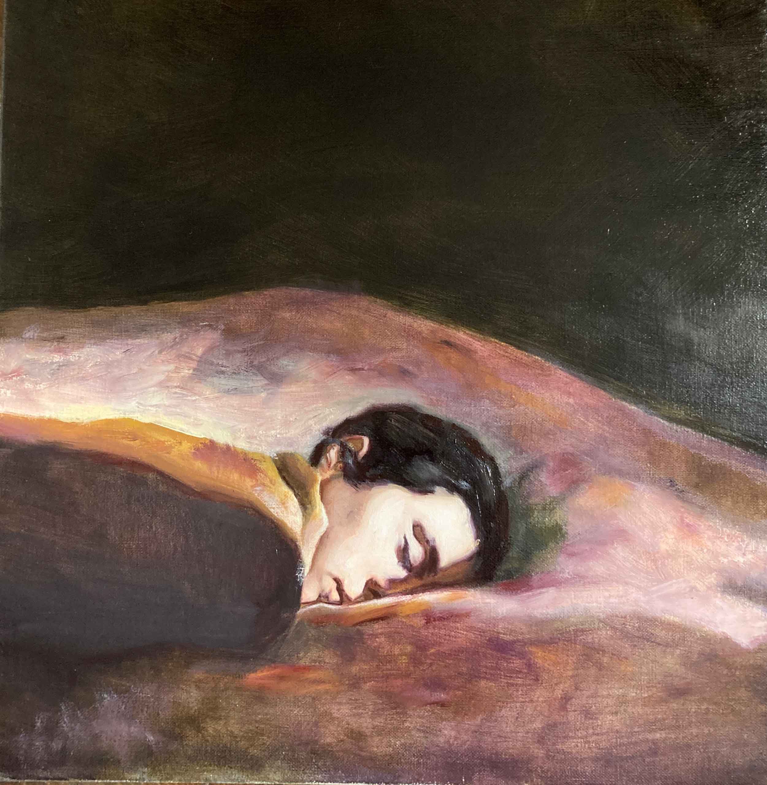 Halldór Kristjánsson, "The Dream", Oil on canvas, 40 x 50 cm, 2020