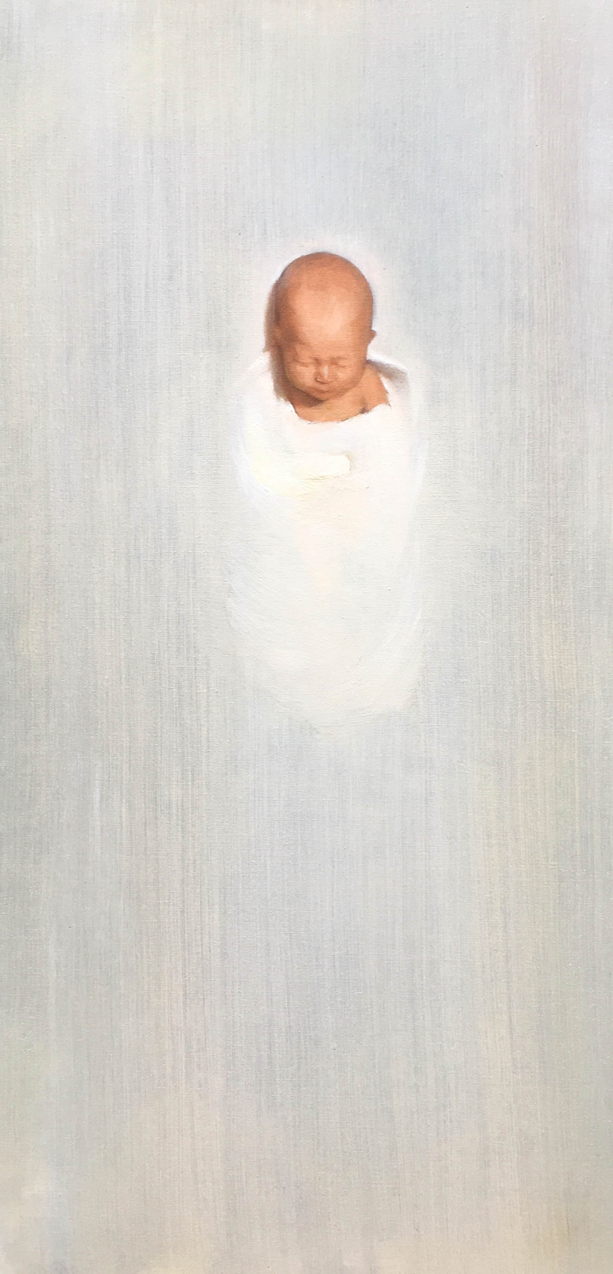 Jessica Roderick, New, Oil on canvas, 44 x 21.5 in, 2019