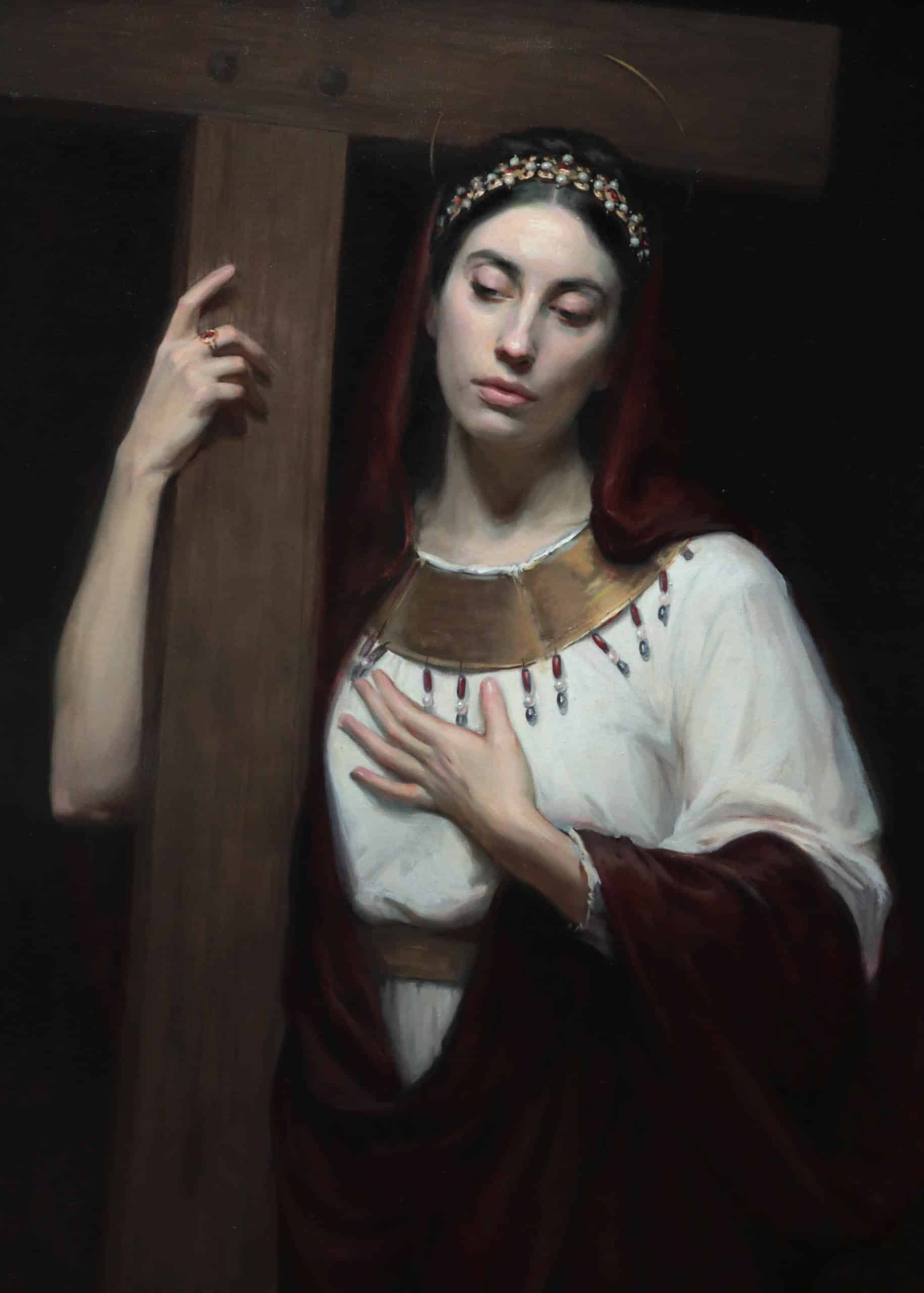 Giuseppe de Palma, St. Helen, Oil on linen, 80 x 60 cm, 2025