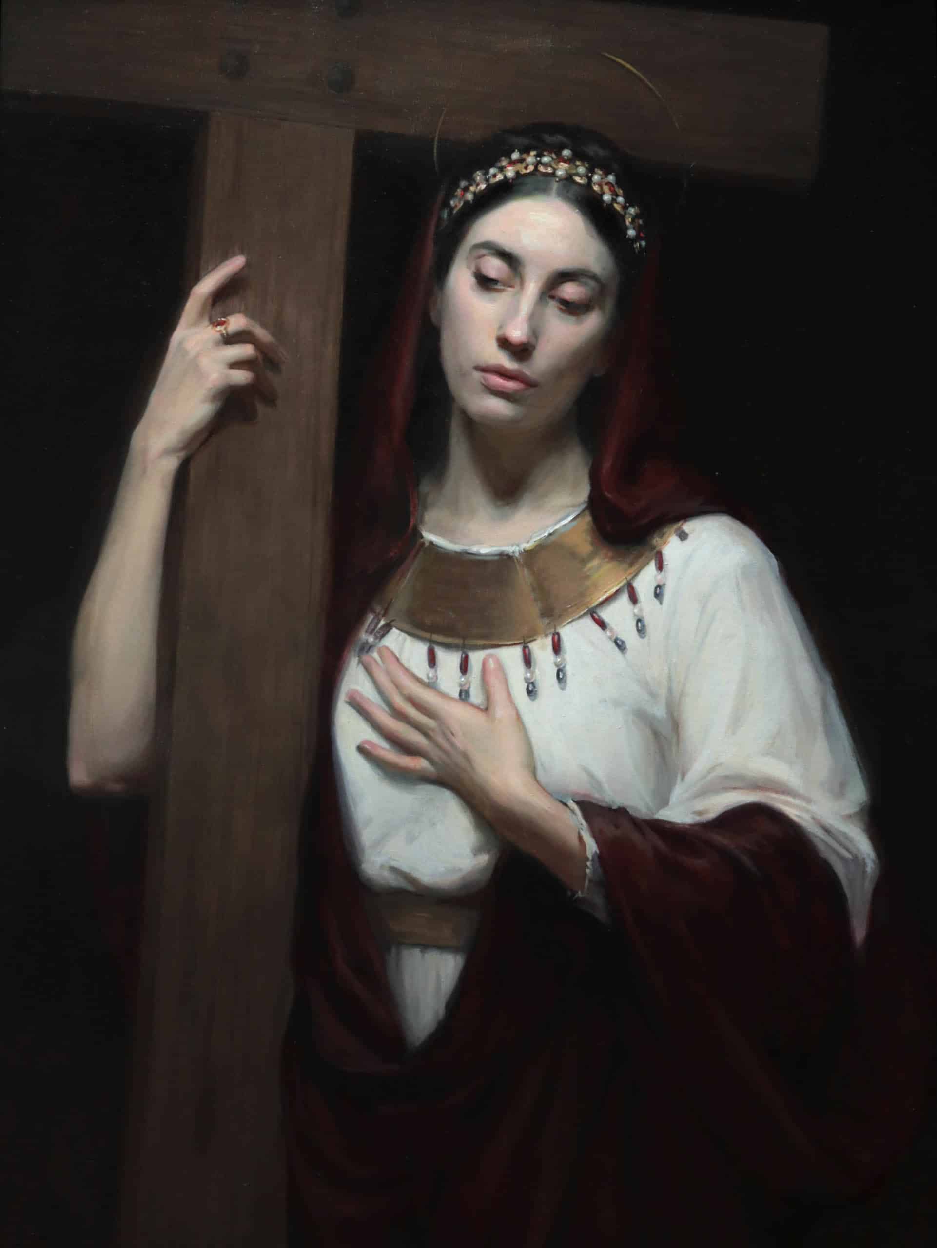 Giuseppe de Palma, St. Helen, Oil on linen, 80 x 60 cm, 2025