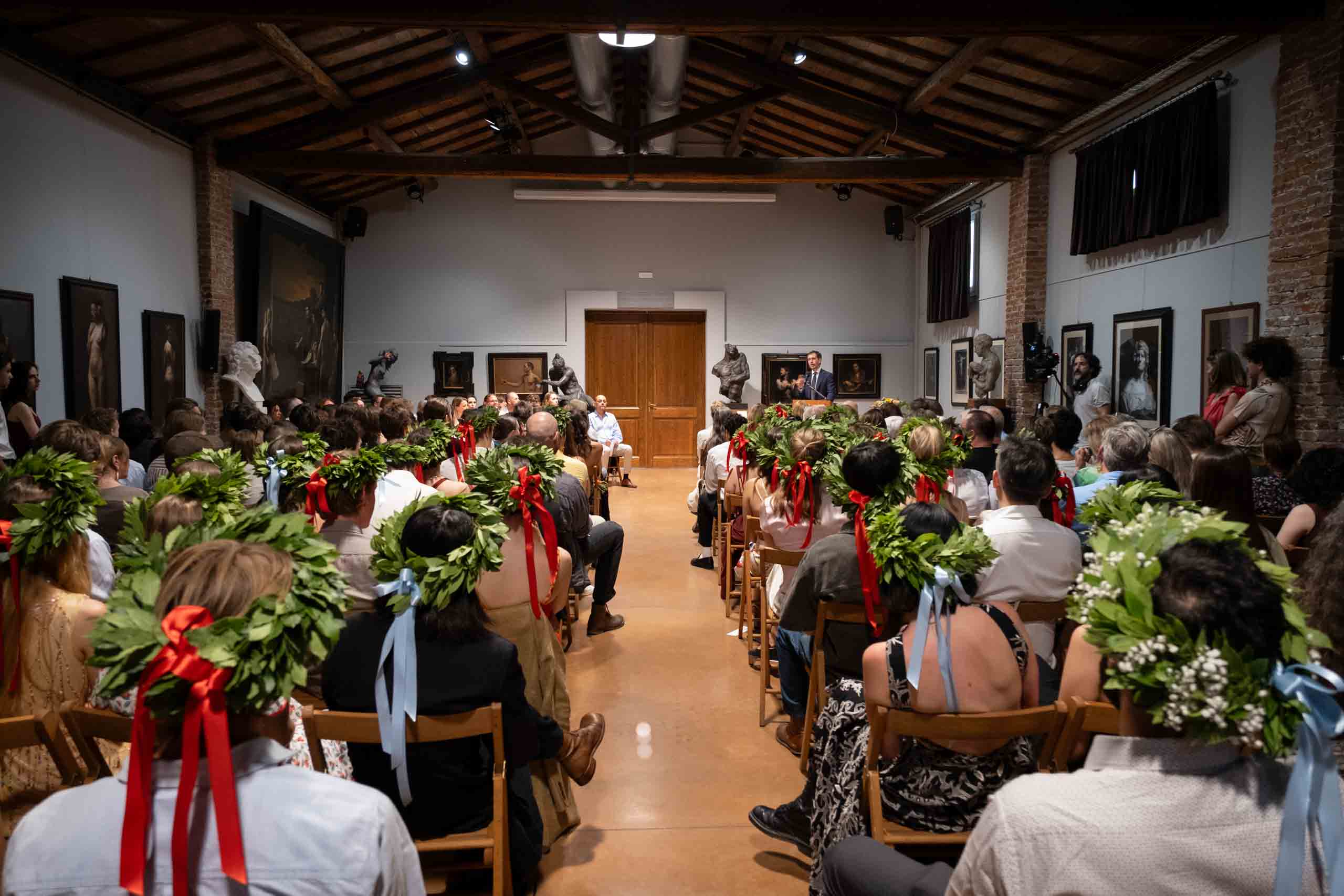 View of the End of Year Ceremony in the FAA Gallery