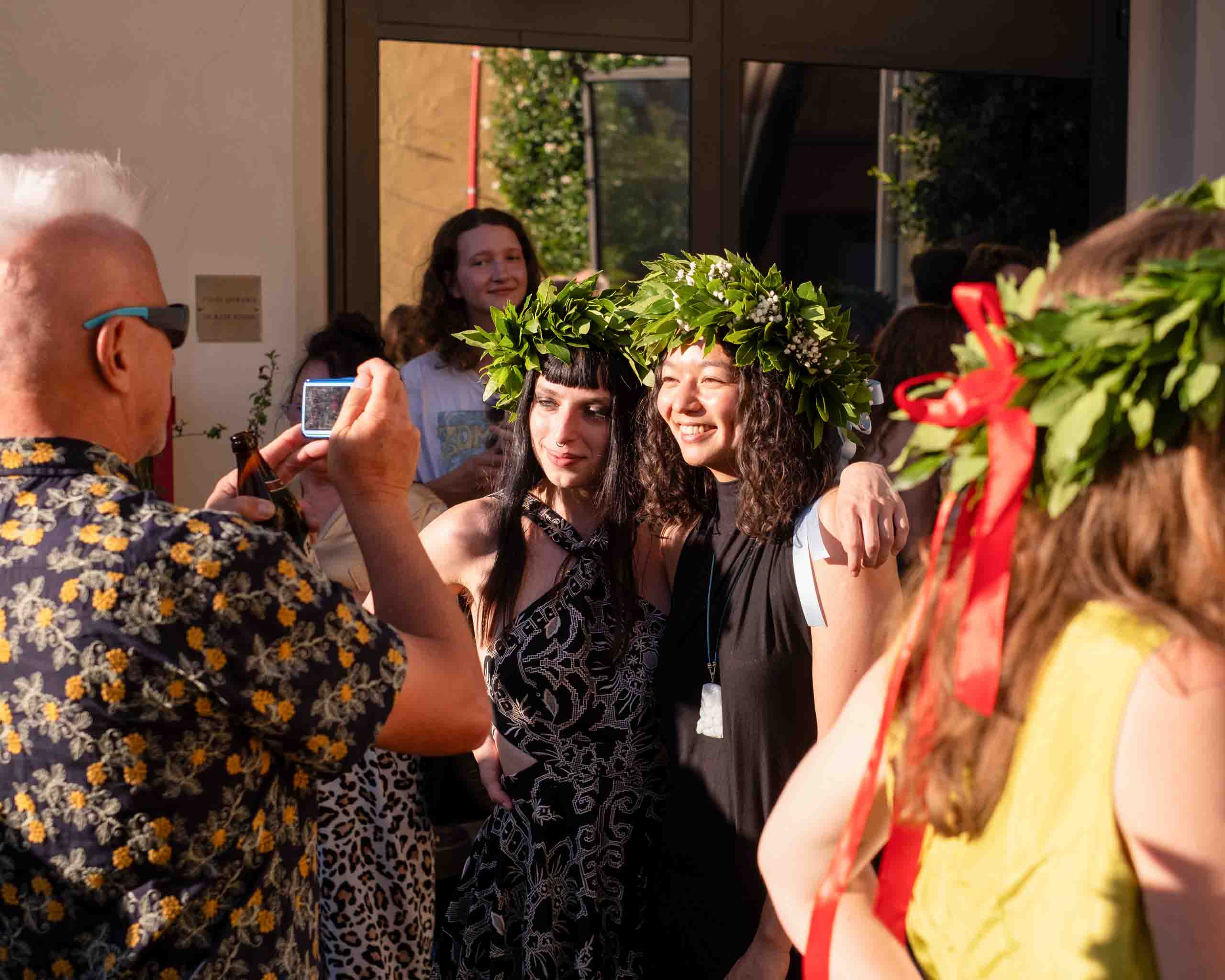FAA Graduates Feye Conway and Elizabeth Guo