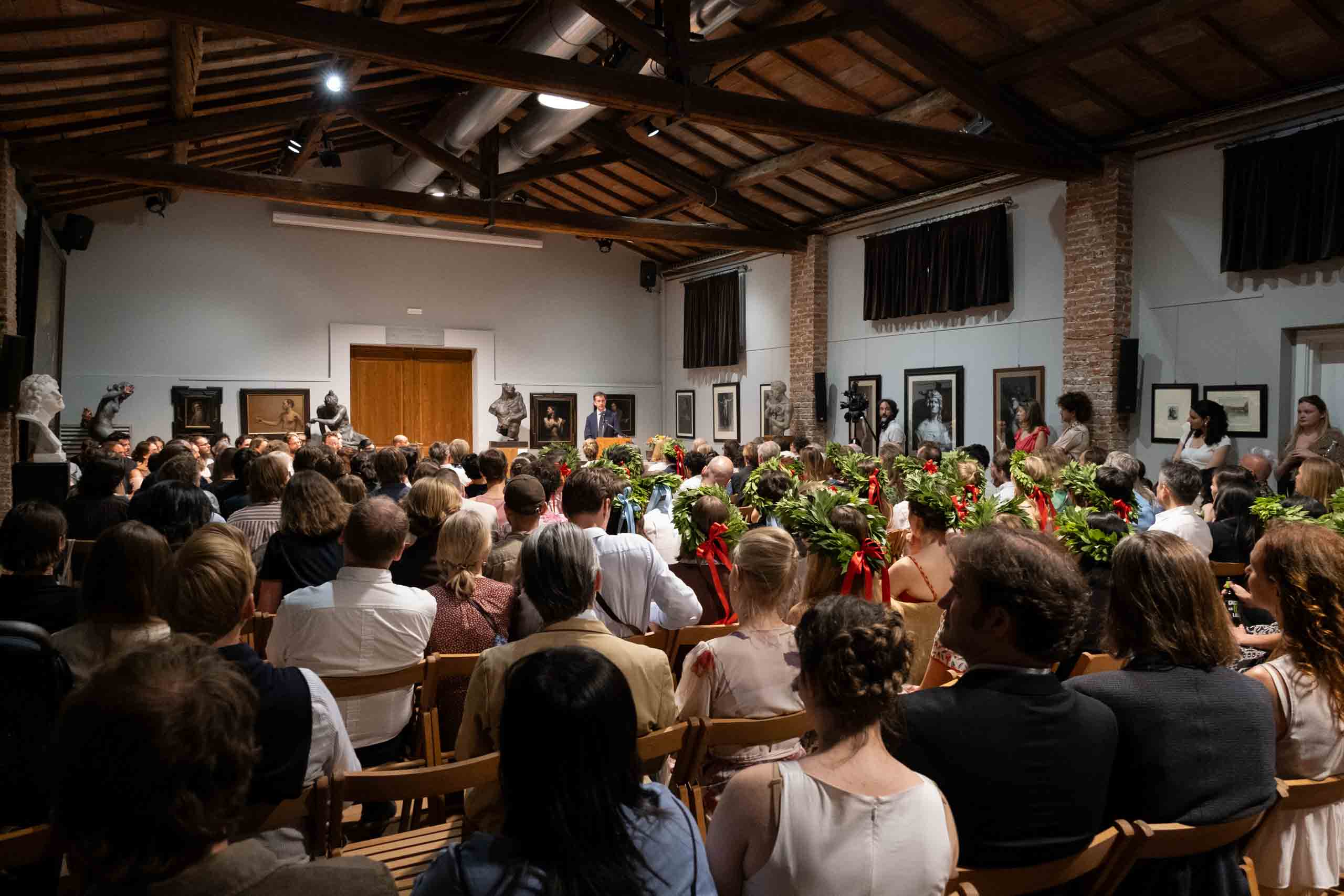 View of the End of Year Ceremony in the FAA Gallery