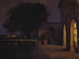 Daniela Astone, "Home at Night", Oil on panel, 40 cm x 30 cm, 2018, € 700. Daniela Astone, "Home at Night", Oil on panel, 40 cm x 30 cm, 2018, € 700.