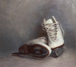 Erica Arcudi, 'An Embrace', Oil on canvas, 40x45 cm, 2019, €850 Erica Arcudi, 'An Embrace', Oil on canvas, 40x45 cm, 2019, €850