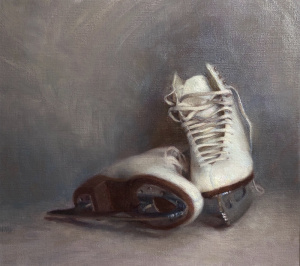 Erica Arcudi, 'An Embrace', Oil on canvas, 40x45 cm, 2019, €850 Erica Arcudi, 'An Embrace', Oil on canvas, 40x45 cm, 2019, €850