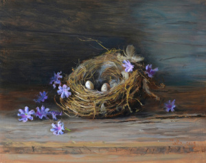 Vitaliy Shtanko, 'Cradle N2', Oil on board, 30x20 cm, 2019, €500 Vitaliy Shtanko, 'Cradle N2', Oil on board, 30x20 cm, 2019, €500