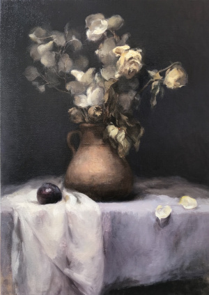 Wang Hao, 'Autumn', Oil on canvas, 50x70 cm, 2019, €1.500, Wang Hao, 'Autumn', Oil on canvas, 50x70 cm, 2019, €1.500, €1.500
