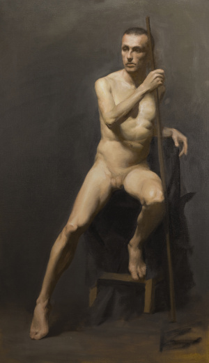 Adrienne van Summern, Advanced Painting long pose, FAA Florence