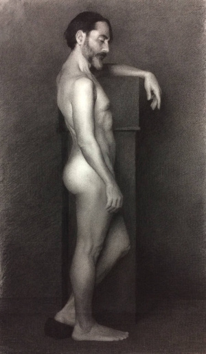 Anne Marie Johnson, Intensive Drawing Program, long pose, FAA US