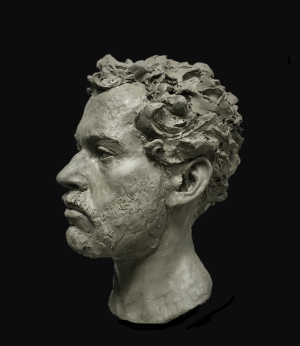 Chris Richards, Beginning Sculpture, Portrait of Alessandro, FAA Florence