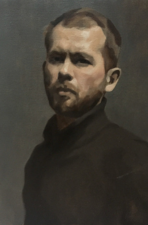 Fred Albrow, Advanced Painting self portrait, FAA Florence