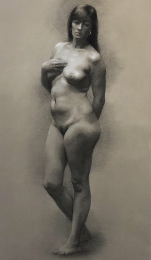 Jana Büttner, Advanced Sculpture Drawing long pose, FAA Florence