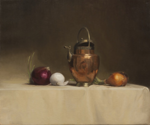 Joanna Miller, Advanced Painting still life with copper jug, FAA Florence