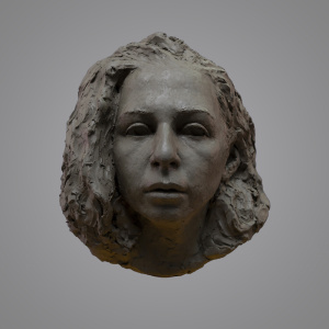 Lalit Dhanwe, Beginning Sculpture portrait, waterbased clay, FAA Florence