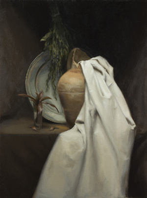 Laura Wenmaekers, Advanced Painting still life with cloth, FAA Florence