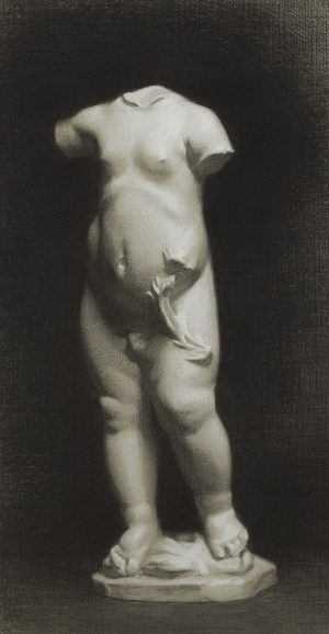Phoebe Stewart Carter, Intermediate Program cast drawing, FAA Florence