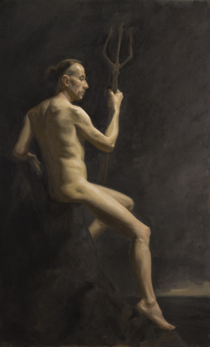 Rachel Pinel, Advanced Painting long pose, FAA Florence