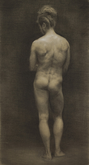Sandeep Krishnan, Advanced Sculpture Drawing long pose, FAA Florence