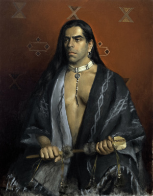 Sarah Weizhen Xu, Advanced Painting, "The Apache Warrior Raven", FAA US