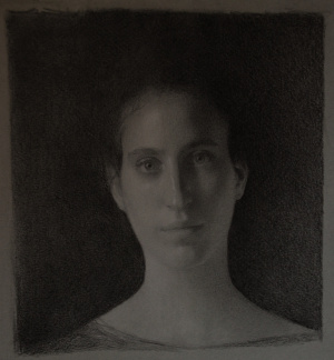 Shulamit Miller, Beginning program, self portrait done in quarantine