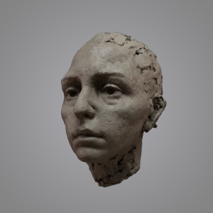 Susannah Collins, Beginning Sculpture portrait, waterbased clay, FAA Florence