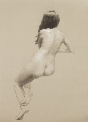 Ta Nguyen Cuong, Advanced Sculpture Drawing seated pose, FAA Florence