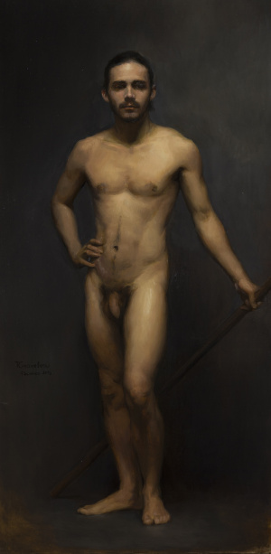 Thomas Graveleau, Advanced Painting long pose, FAA Florence