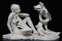 The Bathing Girl and the Sea Dragon