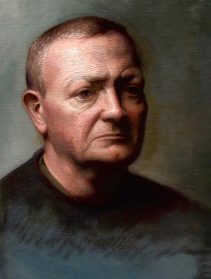 Taylor Scarlett Powell, "Signore Andrea", Oil on canvas, 40x50 cm, 2016 Taylor Scarlett Powell, "Signore Andrea", Oil on canvas, 40x50 cm, 2016