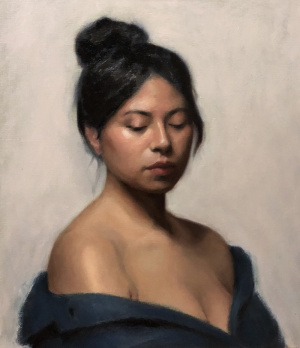 Laura Wenmaekers, "Rominha v. 2", Oil on canvas, 45x55 cm, 2021 Laura Wenmaekers, "Rominha v. 2", Oil on canvas, 45x55 cm, 2021