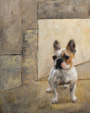 Laura Thompson, "Best Friend", Oil on panel, 40x50 cm, 2015 Laura Thompson, "Best Friend", Oil on panel, 40x50 cm, 2015