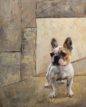 Laura Thompson, "Best Friend", Oil on panel, 40x50 cm, 2015 Laura Thompson, "Best Friend", Oil on panel, 40x50 cm, 2015