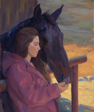 Claire Livingston, "Old Friends", Oil on linen, 20x24 in, 2020 Claire Livingston, "Old Friends", Oil on linen, 20x24 in, 2020