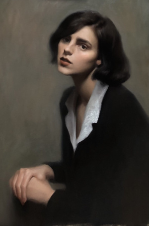 “Francesca”, Oil on canvas, 50x75 cm, 2021 Cassidy Boyuk, “Francesca”, Oil on canvas, 50x75 cm, 2021