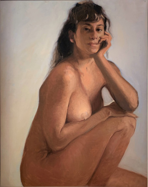 Noam Rubin, "Eden", Oil on canvas, 90X70 cm, 2020 Noam Rubin, "Eden", Oil on canvas, 90X70 cm, 2020