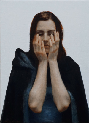 "In My Eyes", Oil on linen, 54x40 cm, 2021 Stephanie Kullberg, "In My Eyes", Oil on linen, 54x40 cm, 2021