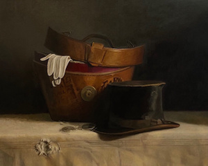 Jane Manco, "Morning Dress", Oil on canvas, 58.5x71 cm (23x28 in), 2020 Jane Manco, "Morning Dress", Oil on canvas, 58.5x71 cm (23x28 in), 2020