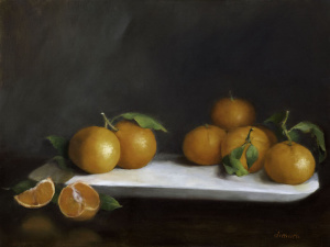 Dana DiMuro, "Orange Rhythm", Oil on panel, 30.5x40.5 cm (12x16 in), 2021 Dana DiMuro, "Orange Rhythm", Oil on panel, 30.5x40.5 cm (12x16 in), 2021