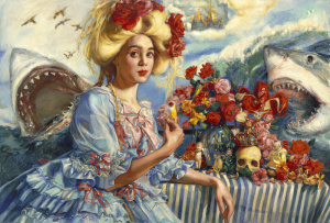 Teresa Oaxaca, "Journey of Life", Oil on canvas, 74x86 cm (29x34 in), 2020 Teresa Oaxaca, "Journey of Life", Oil on canvas, 74x86 cm (29x34 in), 2020