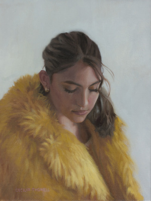 Cecilia Thorell, "Alexis", Oil on linen, 45x34 cm, 2019 Cecilia Thorell, "Alexis", Oil on linen, 45x34 cm, 2019