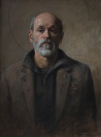 "Surviver of Abstract Art", Oil on linen, 31.5 x 23.5 in. 2013 Daniel Graves, Surviver of Abstract Art, Oil on linen, 31.5 x 23.5 in. 2013