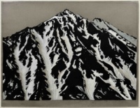 "Magdelenefjorden", Charcoal and chalk on Ingres paper, 66 x 50 cm, 2012 Rudi Caeyers, "Magdelenefjorden", Charcoal and chalk on Ingres paper, 66 x 50 cm, 2012