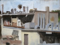 "Elle Alley", Oil on linen, 15 x 20 cm, 2021 Bethany Lee, Elle Alley, Oil on linen, 15 x 20 cm, 2021