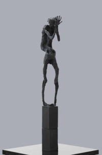 Dr Gindi, Shame, Bronze, H 76 x W 11 x D 16 cm, 2021