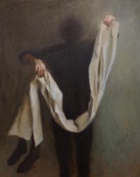 "Ghost", Oil on canvas, 120 x 100 cm, 2018 Roald Sivertsen, "Ghost", Oil on canvas, 120 x 100 cm, 2018