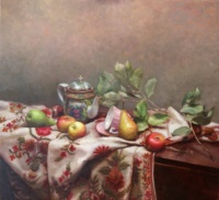 "Autumn stilllife", Oil on canvas, 64 x 69 cm, 2020 Sanna Tomac, "Autumn stilllife", Oil on canvas, 64 x 69 cm, 2020