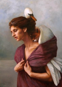 "Invisible bond", Oil on canvas, 89 x 64 cm, 2009 Sanna Tomac, "Invisible bond", Oil on canvas, 89 x 64 cm, 2009