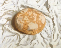 "Bread", Oil on Canvas, 40 x 50 cm, 2008 Adam Katsoukis, Bread, Oil on Canvas, 40 x 50 cm, 2008